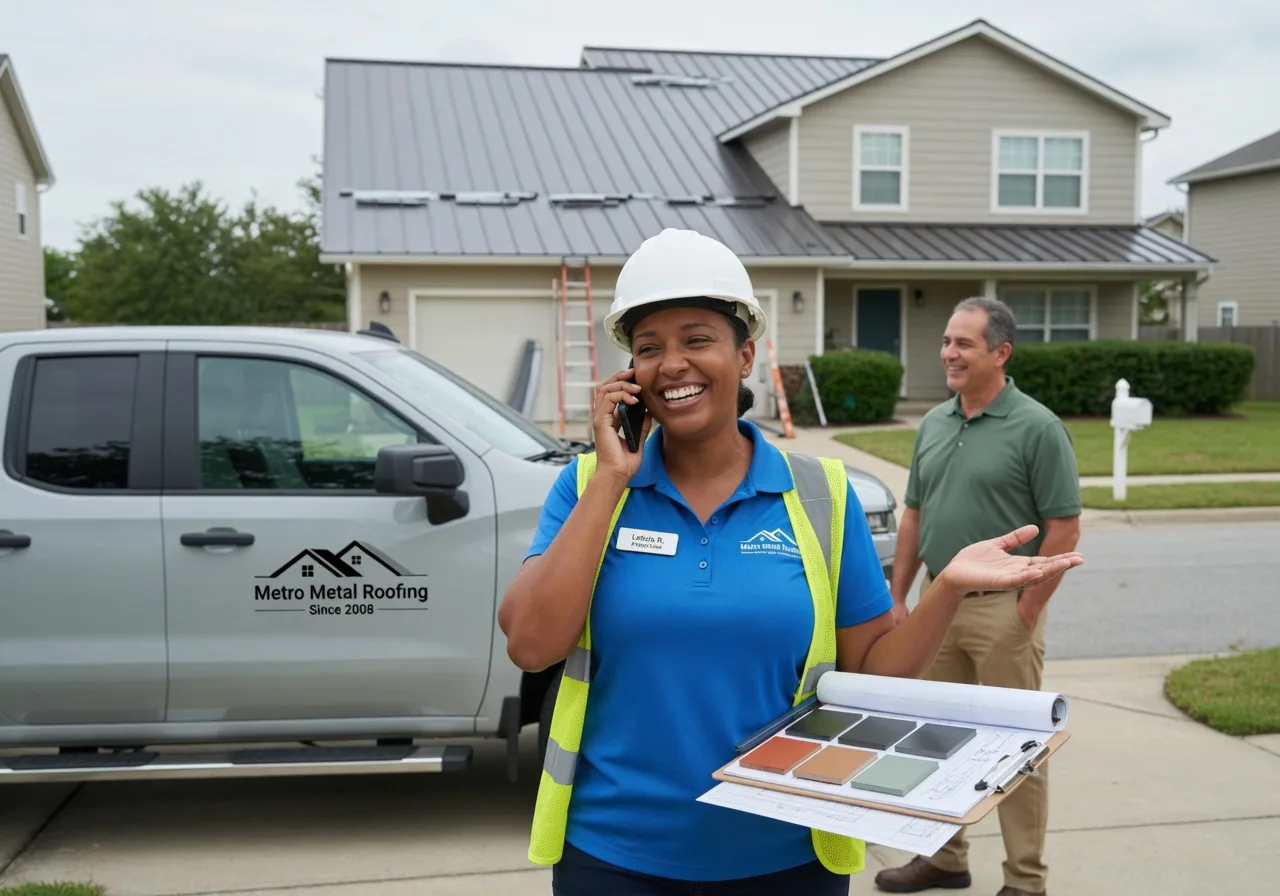 Storm Damage Metal Roof Repair in Unionville Center, OH